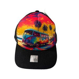 Open Road Volkswagen Bus Trucker Hat Cap OS New With Tags